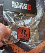 Oficjalny brelok Red Dead Redemption 2 merch Rockstar Games keychain czarny