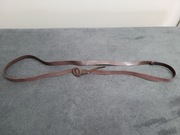 Uniwersalny cieńki pasek PRL oberżyna, ciemny fiol