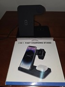 Stacja ładująca 3w1 bezprzewodowa do telefonu i zegarka