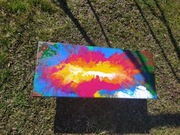 Obraz ręcznie malowany abstrakcja akwarele