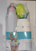 Zestaw duży bobas na prezent pampers ,pielucha z mega agrafką i smoczkiem