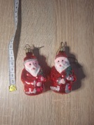 Bombki PRL mikołajki 2 sztuki