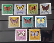 !!! POLSKA  MOTYLE 9szt... PEŁNA SERIA...KASOWANE*!!!