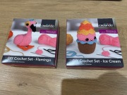 2 szt. Zestaw do szydełkowania figurki