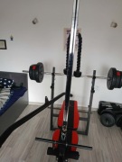 :Ławka do ćwiczeń,modlitewnik,wyciąg+obciążenie