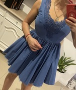 Sukienka chabrowa Lou M 