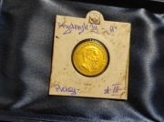 Niemiecka moneta z kolekcji-- 20 Marek Pruskich z 1888 roku w opakowaniu.