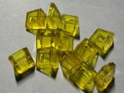 LEGO SLOPE SKOS 30 1x1x2/3 TRANS-YELLOW 54200 12 szt.