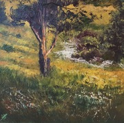 Obraz olejny płótno SZABRA krajobraz 