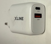 XLINE ŁADOWARKA ZASILACZ USB C 5V/3A  9V/2,22A 12V/1,67A 20W PNC151021