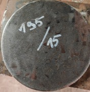 Krążek, wypałka, blacha fi 195 mm blacha 15mm