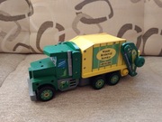 DUŻA DREWNIANA Zabawka Śmieciarka Ciężarówka DREWNA DEKORACJA dla malucha