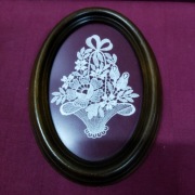 ramka owalna 18x13cm obrazek 