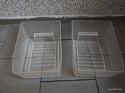 Oryginalne szuflady dolne od lodówki marki Siemens, model KG39NX70