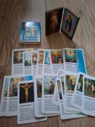 Tajemnice różańcowe karty obraz dyptyk Jezus Maria