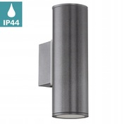 Kinkiet ogrodowy lampa ścienna tarasowa RIGA EGLO antracyt GU10 3W