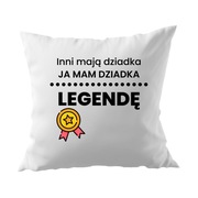 Poduszka na Dzień Dziadka „Dziadek Legenda” – Prezent Dzień Dziadka