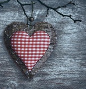 Serwetka decoupage SERCE RETRO 33x33 cm 1szt