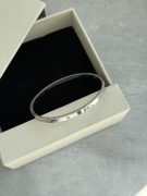 Sztywna bransoletka Stal Zezu jewelry cyrkonie