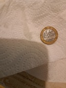 Moneta Frank FRANCUSKI ODWROTKA 1991R