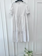 Bawełniana sukienka midi idealna na lato urlop bawełna luźny krój 42 XL