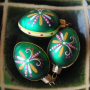 Mini jajko w regionalne wzory - bombka wielkanocna