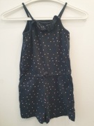 Letni kombinezon Name it 110 w kolorowe groszki