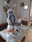 Robię  takie króliczki różne kolory i wielkości 