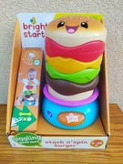 Bright Starts Zakręcony Burger Zabawka Piramidka