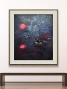 Print obrazu "Moon Drifters"z sygnaturą i certyfikatem 