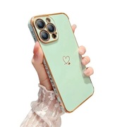 Etui iPhone 13 Pro Max, miętowe, stylowe, ochrona aparatu, pancerne, OTTWN