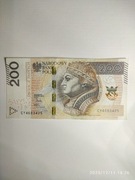 200 zł 2015 r. CY seria przejściowa, ciekawy numer 