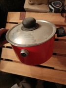 Garnek do pasteryzacji mleka aluminowy NOWY