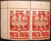 Polska-Fi 346 RTRP / czysta 2-ka narozna,przesuniecie zabkowania /