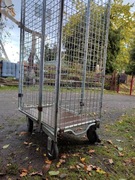 Wózek siatkowy zamykany,rollkontener 