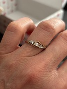 Pierścionek złoty Damski