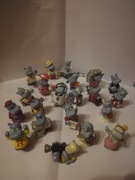 Figurki kinder hipopotamy, lata 90 te