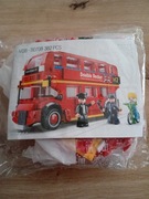 Klocki do składania Autobus czerwony angielski 382 sztuk. Bez pudełka 