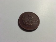Moneta 5 groszy 1949