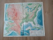 Stany Zjednoczone Ameryki Północnej mapa z 1969 roku