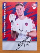 Autograf karta klubowa Raków Częstochowa KACPER BIESZCZAD