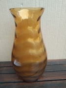 Wazon szkło dymne wazonik Vintage rarytas PRL