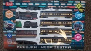 Elektryczna KOLEJKA MEGA ZESTAW POCIĄG LOKOMOTYWA WAGONY PASAŻERSKIE 1:87
