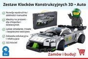 Klocki konstrukcyjne 3D Auto – Zestaw do układania dla dzieci 6plus 