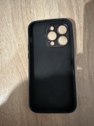 Eleganckie czarne etui iPhone 14 Pro - Stan Idealny