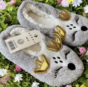 Kapcie bambosze pantofle Moraj Polski producent szare ocieplane nowe 38-39