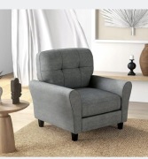 Fotel tradycyjny szary