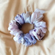 Scrunchies pastelowe fioletowe mini 