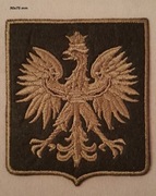 Emblemat naszywka godło orzeł Polska 90x75 mm