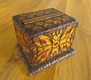 Papierośnica PRL - Drewno - L. Piotrowski - Szczawno-Zdrój + GRATIS